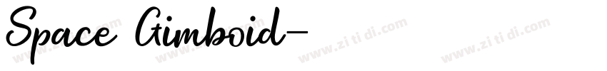Space Gimboid字体转换